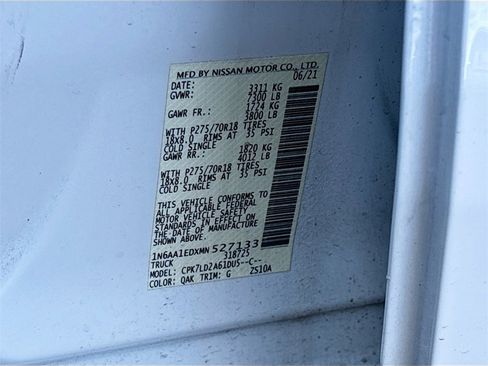 Used 2021 Nissan Titan PRO-4X w/ Off Road Protection Package image 30