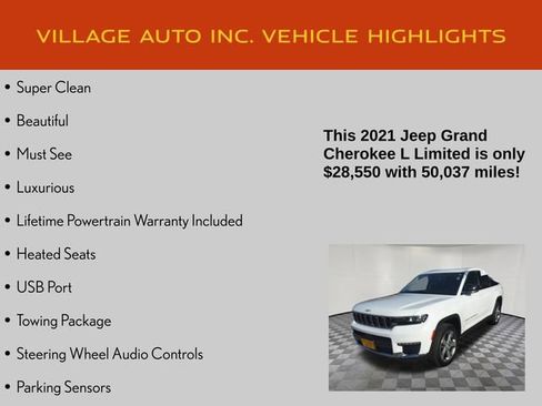 Used 2021 Jeep Grand Cherokee L Limited image 7