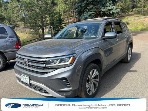 Used 2021 Volkswagen Atlas SE w/ Towing Package AWD/4WD image 1