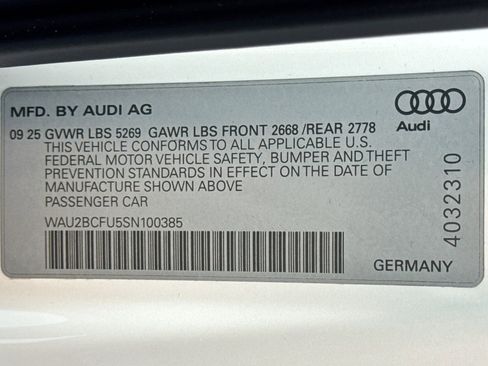 New 2025 Audi A5 2.0T Premium Plus image 28