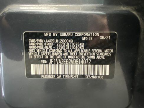 Used 2021 Subaru WRX STI w/ Popular Package #1 AWD/4WD image 55