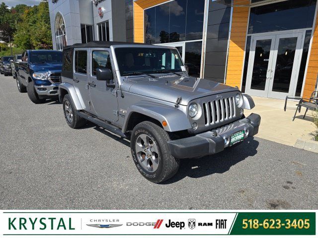 Used 2017 Jeep Wrangler Unlimited Sahara w/ Connectivity Group AWD/4WD image 1