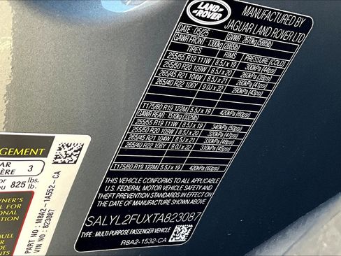 New 2026 Land Rover Range Rover Velar Dynamic SE image 13