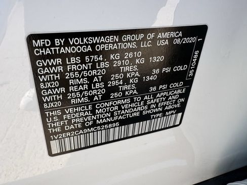 Used 2021 Volkswagen Atlas SEL FWD image 29