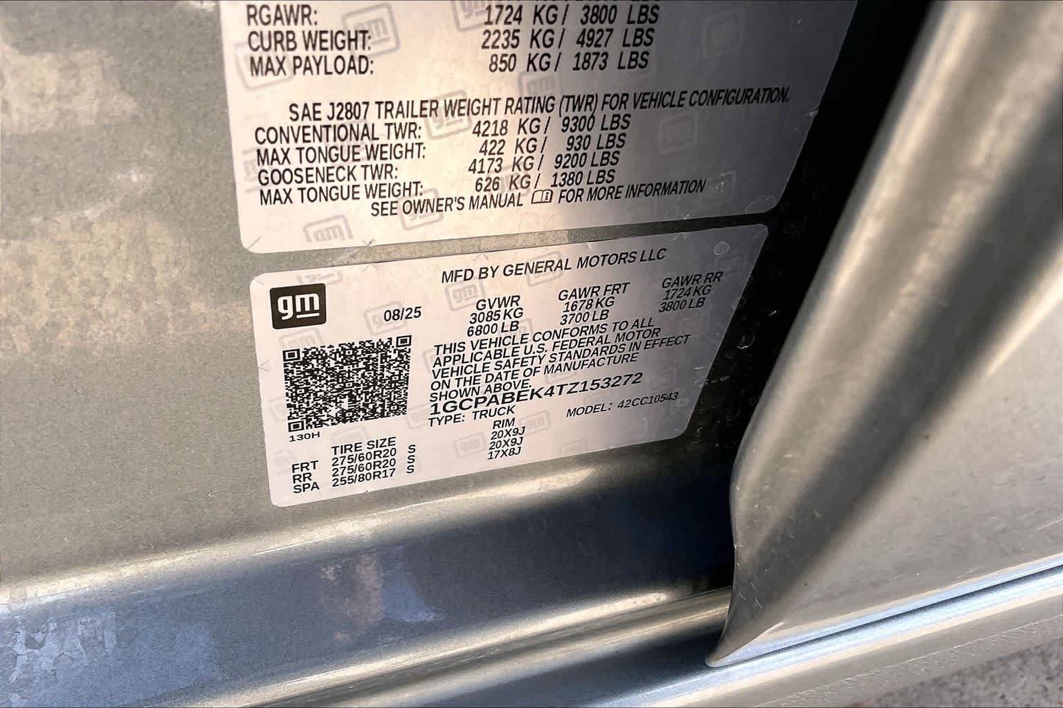 Certified 2026 Chevrolet Silverado 1500 Custom RWD image 36