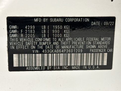 Used 2023 Subaru Impreza 2.0i AWD/4WD image 20