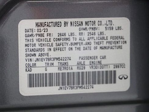 Used 2023 INFINITI Q50 Luxe w/ Cargo Package AWD/4WD image 37
