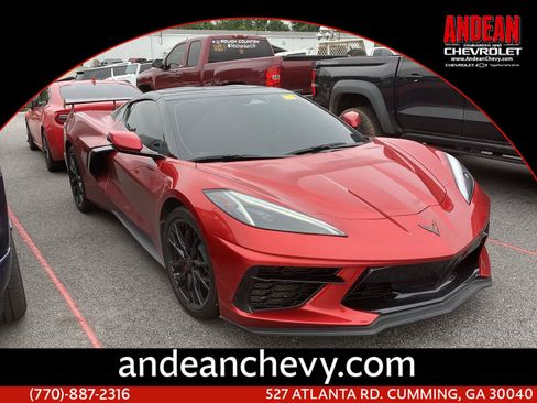 Used 2025 Chevrolet Corvette Stingray Coupe w/ 1LT RWD image 1
