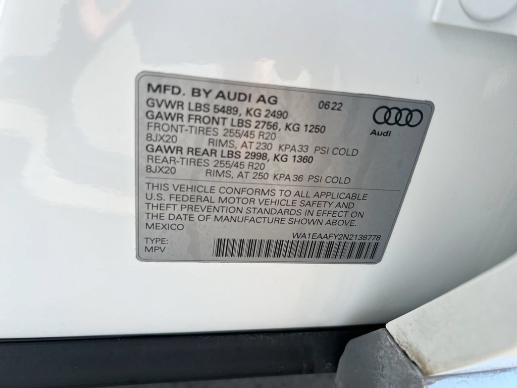 Used 2022 Audi Q5 2.0T Premium Plus w/ Premium Plus Package AWD/4WD image 23