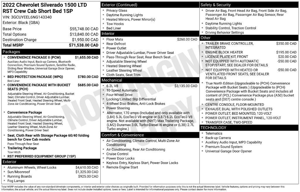 Used 2022 Chevrolet Silverado 1500 RST w/ Convenience Package II AWD/4WD image 35