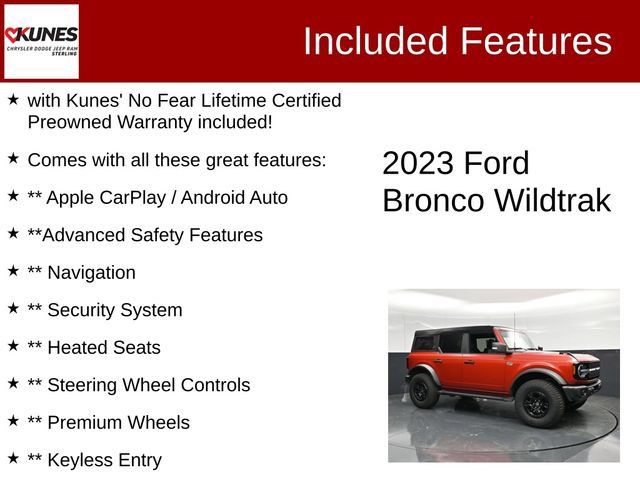 Used 2023 Ford Bronco Wildtrak AWD/4WD image 2