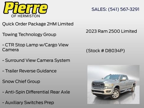 Used 2023 RAM 2500 Limited w/ Towing Technology Group AWD/4WD image 6