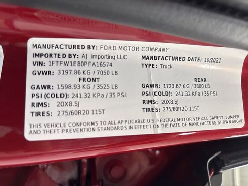 Used 2023 Ford F150 Lariat w/ Equipment Group 502A High image 30