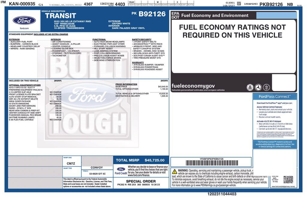Used 2023 Ford Transit 350 DRW RWD image 28