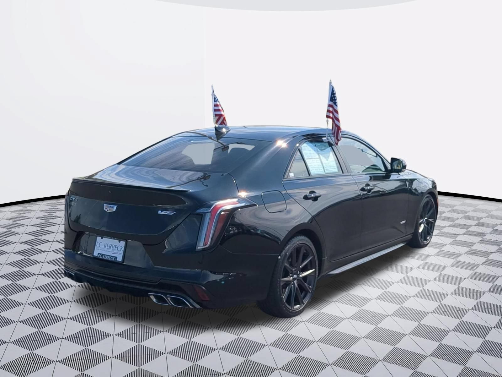 Certified 2022 Cadillac CT4 V w/ Technology Package RWD image 7