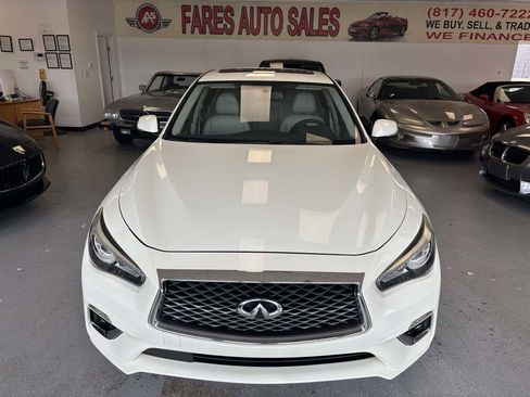 Used 2019 INFINITI Q50 Luxe w/ Essential Package (3.0T Luxe) RWD image 1