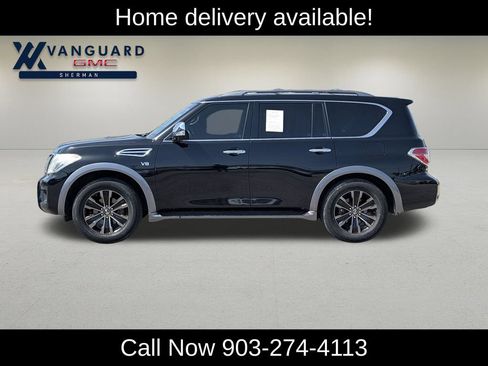 Used 2017 Nissan Armada Platinum w/ Captain Seat Package RWD image 4