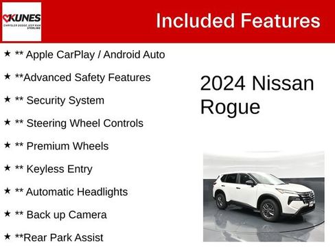 Used 2024 Nissan Rogue S AWD/4WD image 4