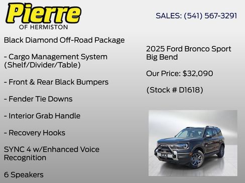 New 2025 Ford Bronco Sport Big Bend AWD/4WD image 12