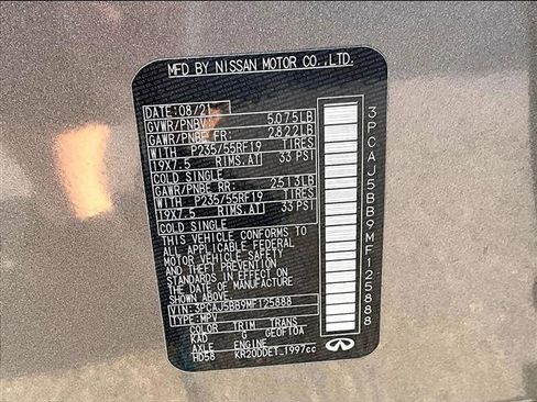 Used 2021 INFINITI QX50 Luxe w/ Cargo Package image 30