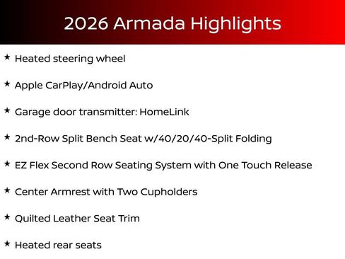 New 2026 Nissan Armada Platinum image 9