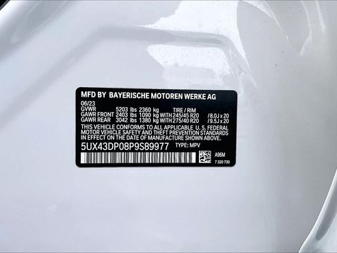 Used 2023 BMW X3 sDrive30i w/ M Sport Package RWD image 38