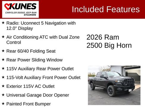 New 2026 RAM 2500 Big Horn AWD/4WD image 4
