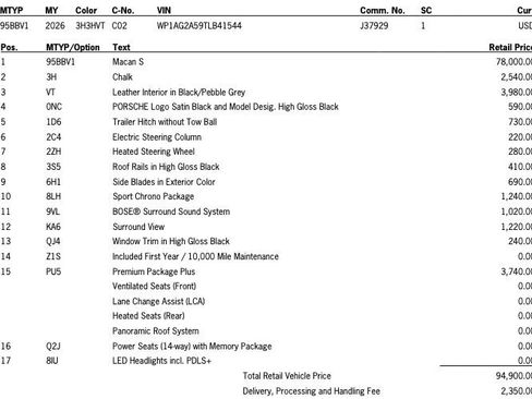 New 2026 Porsche Macan S image 45