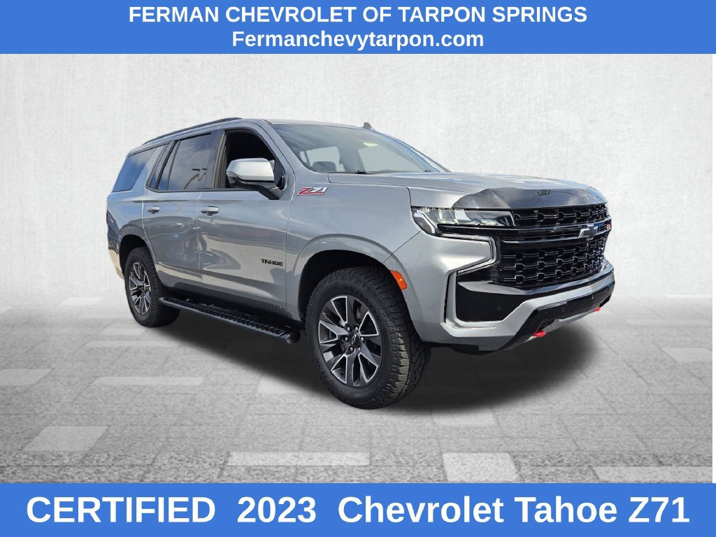 Certified 2023 Chevrolet Tahoe Z71 w/ Luxury Package AWD/4WD image 1