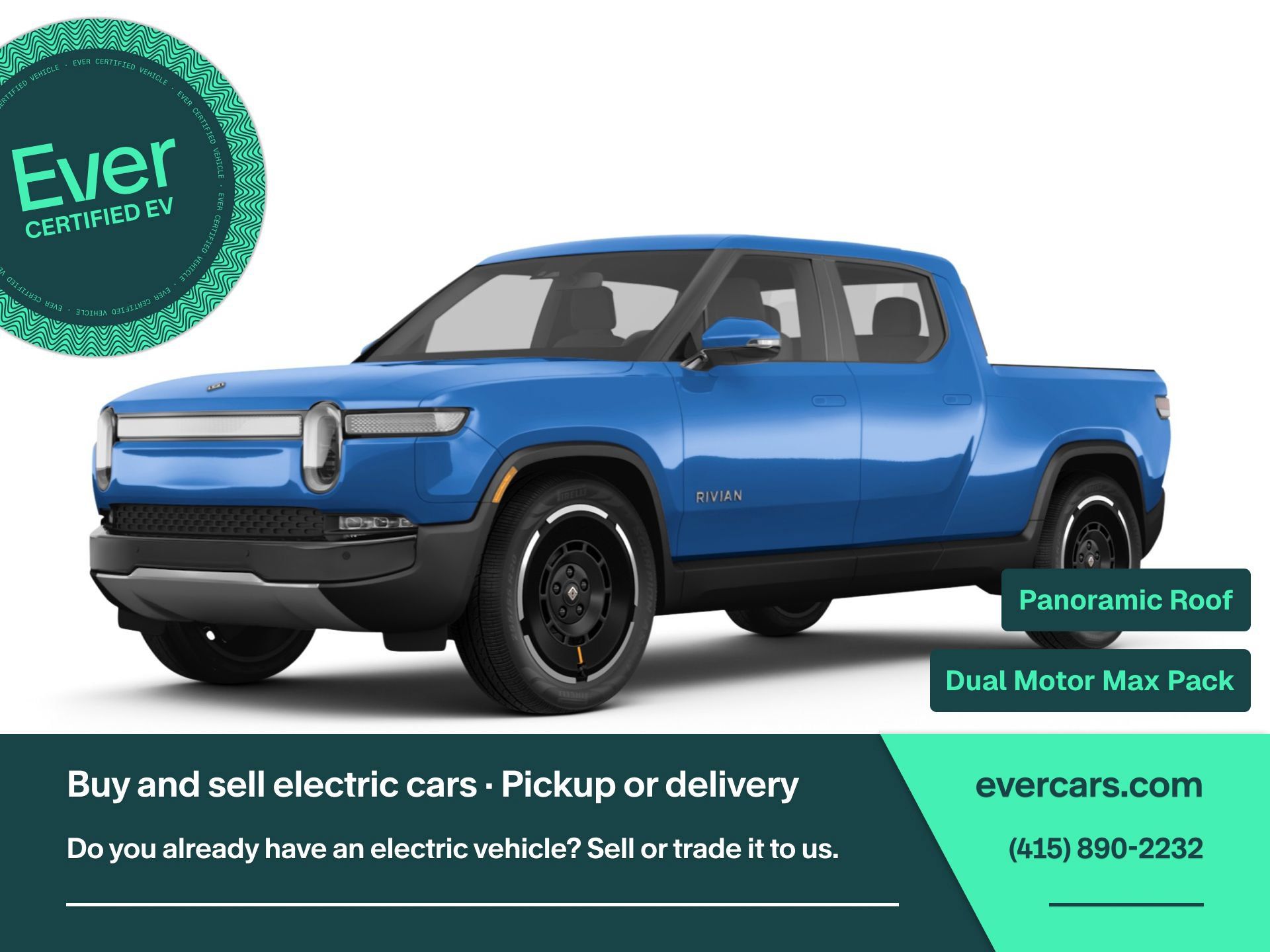 Used 2025 Rivian R1T Adventure Dual AWD/4WD image 1