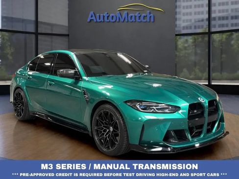 Used 2021 BMW M3 w/ M Carbon Exterior Package RWD image 1