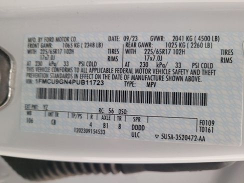 Used 2023 Ford Escape Active w/ Tech Pack #2 image 33