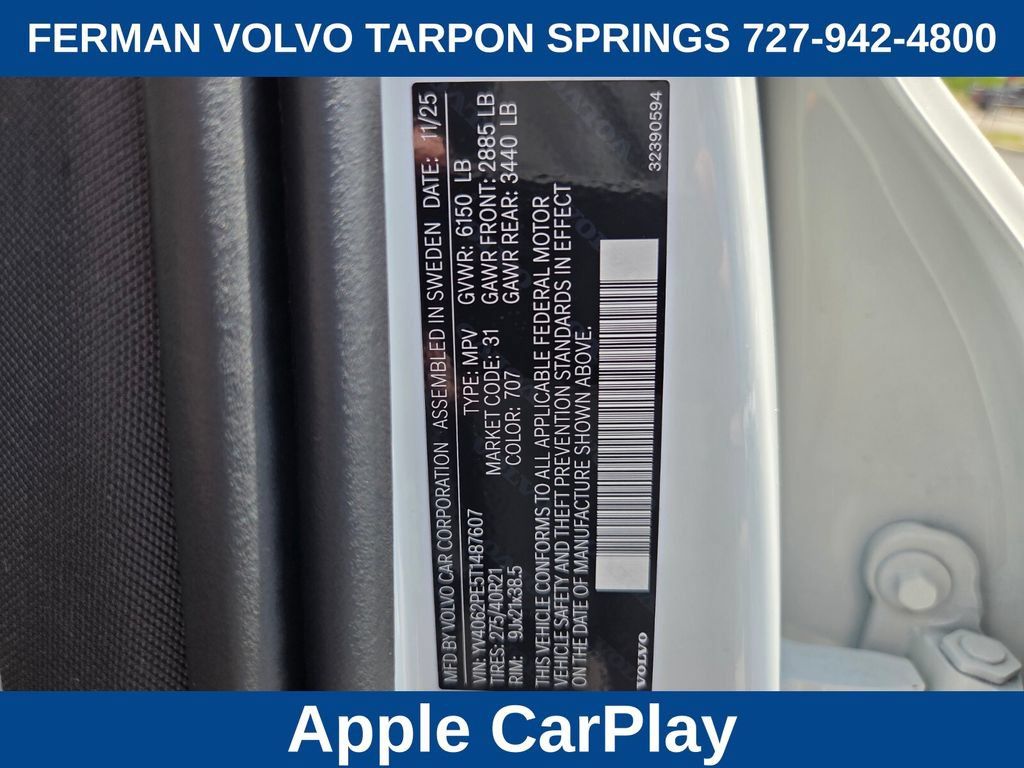 New 2026 Volvo XC90 B6 Plus w/ Protection Package Premier AWD/4WD image 23