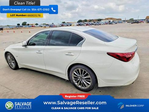 Used 2018 INFINITI Q50 Luxe w/ Cargo Package (L95) RWD image 3