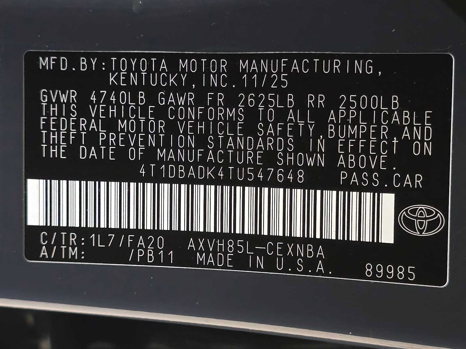 Certified 2026 Toyota Camry LE w/ Convenience Package AWD/4WD image 32