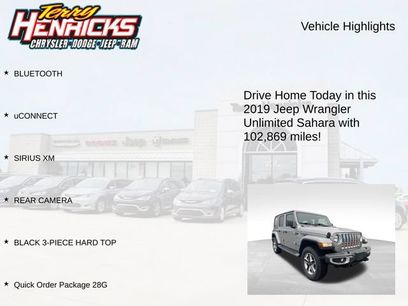 Used 2019 Jeep Wrangler Unlimited Sahara