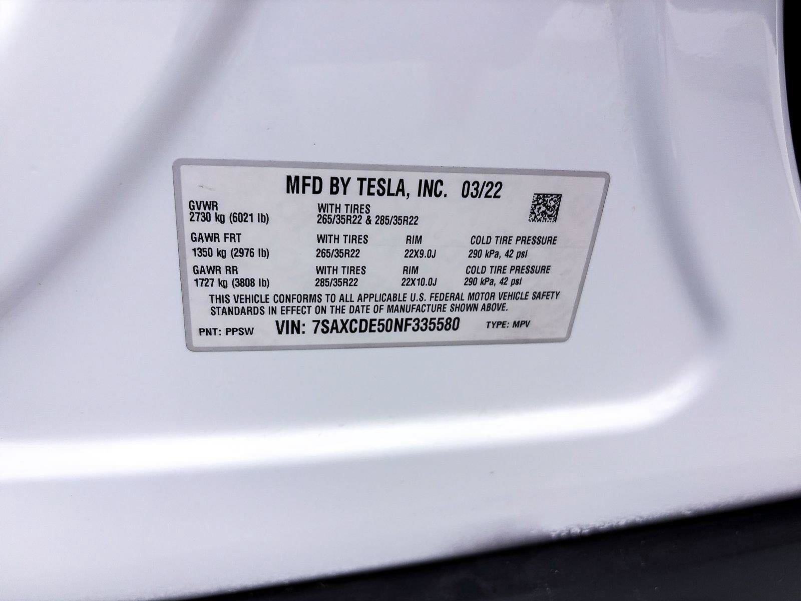 Used 2022 Tesla Model X Plaid AWD/4WD image 41
