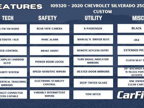 Used 2020 Chevrolet Silverado 2500 Custom w/ Custom Value Package image 33