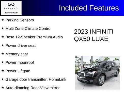 Certified 2023 INFINITI QX50 Luxe AWD/4WD image 4