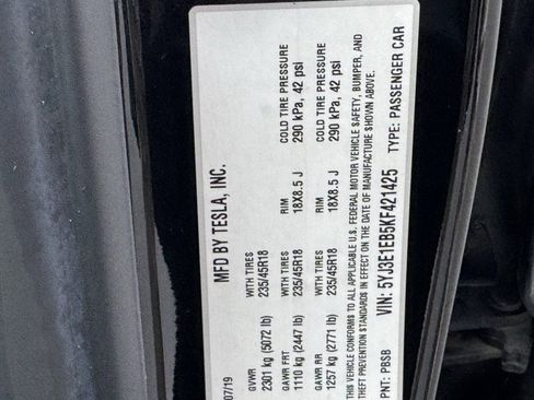 Used 2019 Tesla Model 3 Performance image 42