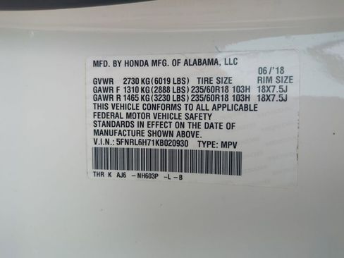 Used 2019 Honda Odyssey EX-L image 41