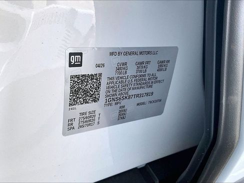 New 2026 Chevrolet Tahoe Premier w/ Sun And Tow Package AWD/4WD image 12