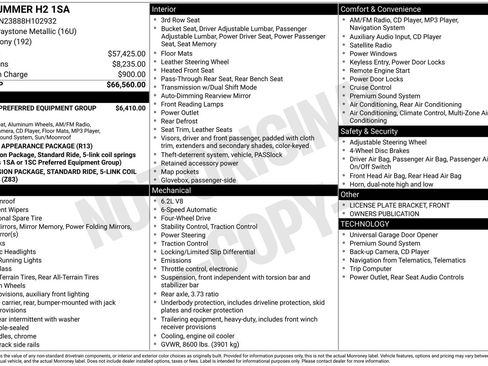 Used 2008 HUMMER H2 image 17