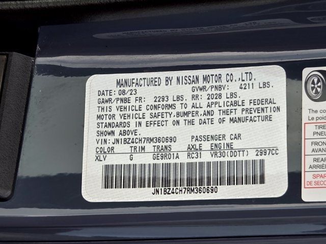 Used 2024 Nissan Z NISMO w/ Floor Mat Package RWD image 30