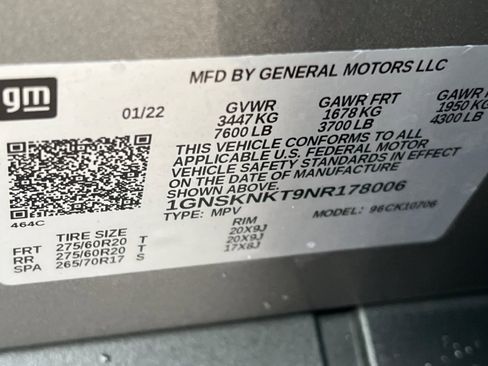 Certified 2022 Chevrolet Tahoe LT image 27