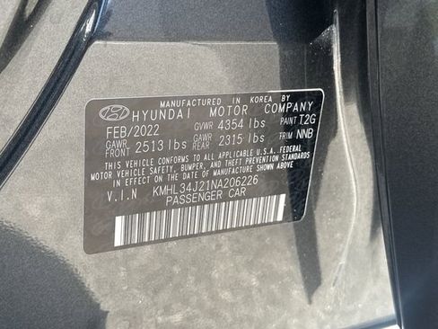 Used 2022 Hyundai Sonata Limited w/ Cargo Package FWD image 30