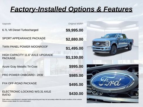 Used 2023 Ford F250 Lariat w/ Sport Appearance Package AWD/4WD image 2