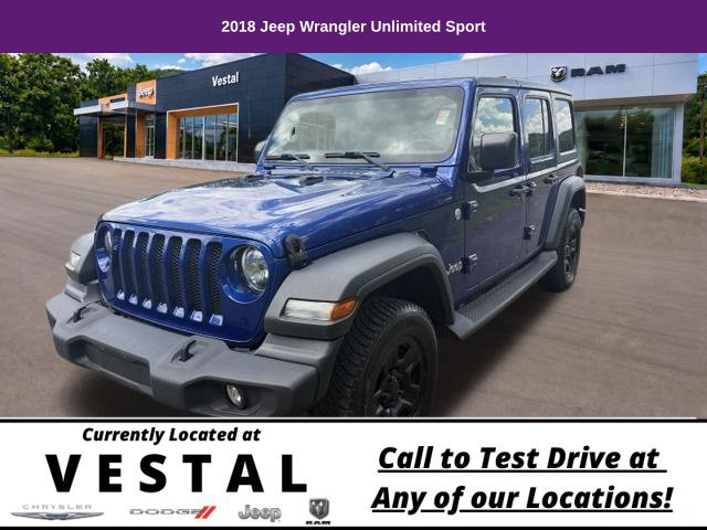 Used 2018 Jeep Wrangler Unlimited Sport AWD/4WD image 8