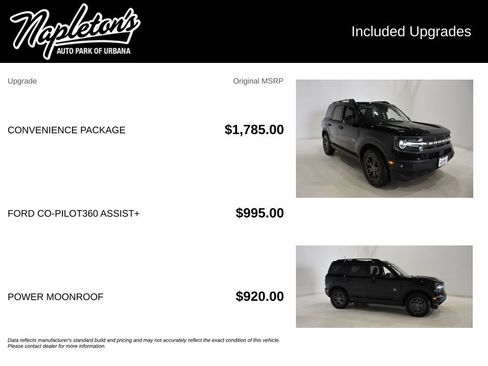 Used 2024 Ford Bronco Sport Big Bend w/ Convenience Package AWD/4WD image 27