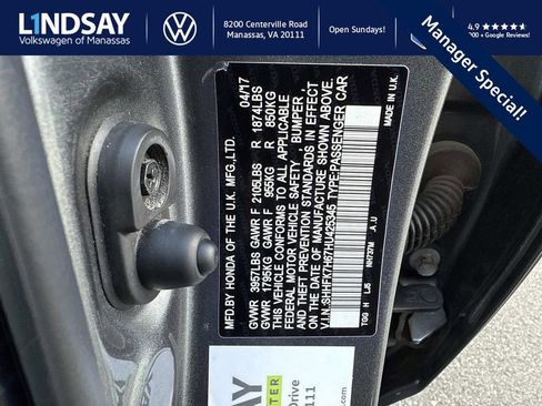 Used 2017 Honda Civic EX image 24